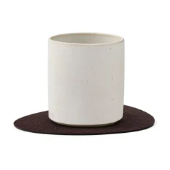 Bull onderzetter (glazen) keerbaar curve 1 St., zwart-bruin