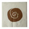 Bulle papieren servet 20-pack, Creme-Brown, 33x33 cm