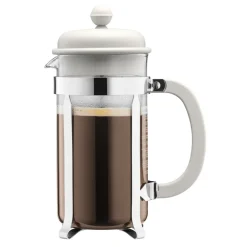 Caffettiera koffiepers wit, 8 koppen