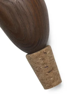 Cairn wijnstopper 2-pack, dark brown