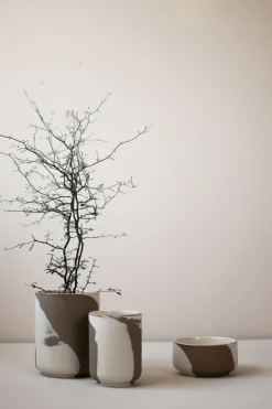 Calm schaal Ø12 cm, Brown-Beige