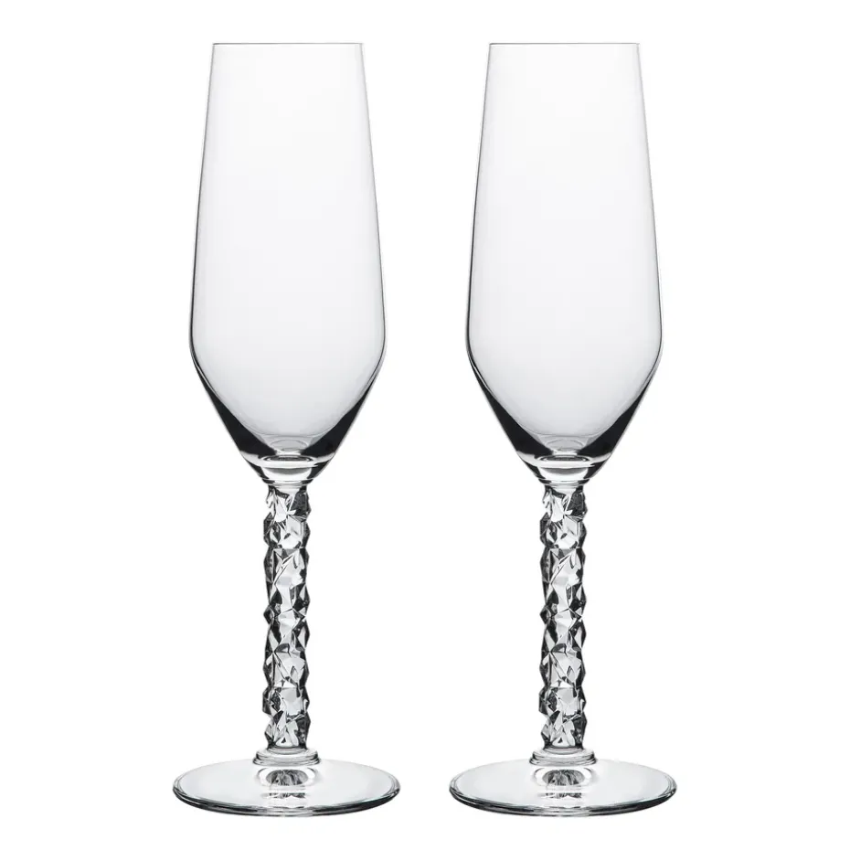 Carat champagneglas 24 cl 2-pack, Transparant