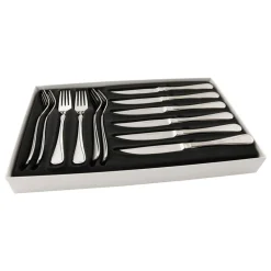 Carina vleesbestek 12 delig, roestvrij staal