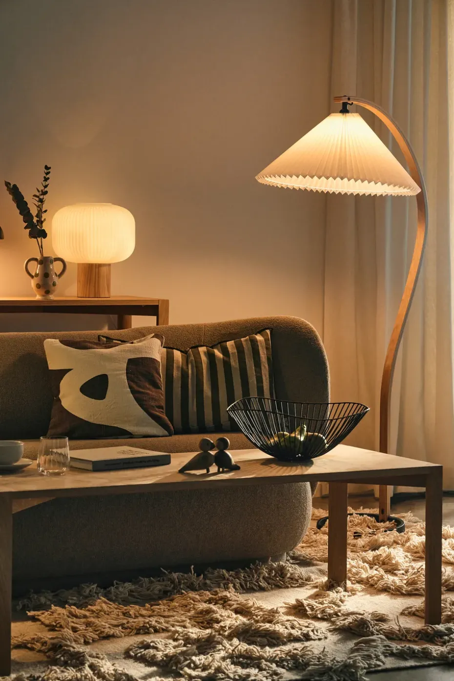 Cesira fruitschaal 39 cm, Zwart