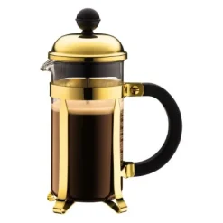 Chambord cafetière goud, 3 koppen