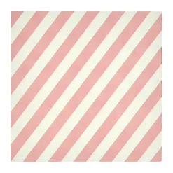 Check & Stripes papieren servet 25x25 cm 20-pack, Beige