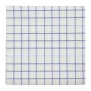 Check servetten 20x20 cm, Blauw
