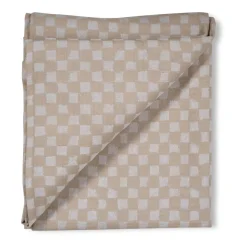 Checki tafelkleed 150x250 cm, Beige
