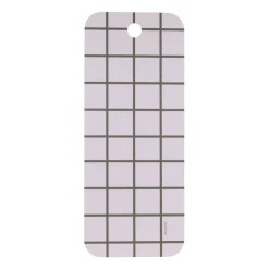 Checks & Stripes dienblad 18x44 cm, Green-beige