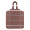 Checks & Stripes dienblad 30x44 cm, Brown-beige