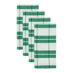 Chef katoenen servet 4-pack, Groen