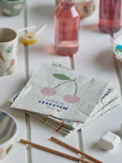 Cherry papieren servetten 20-pack, Rose