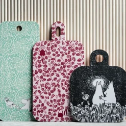 Chop & Serve Friendship dienblad 25x32 cm, Zwart-roze