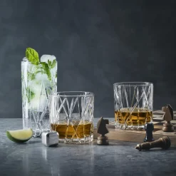 City Double Old Fashioned glas 4-pack, 34 cl.