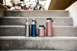 City dubbelwandige waterfles 0,5 l, Blauw satijn