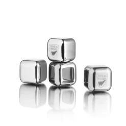 City whiskystenen 4-pack, roestvrij staal