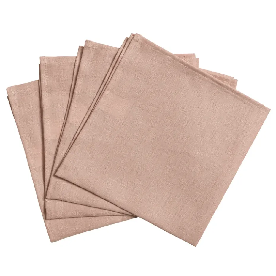 Clean servetten 45 x 45 cm 4-pack, dusty rose