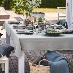 Clean tafelkleed 145 x 250 cm, dusty green