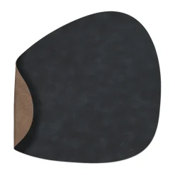 Cloud placemat keerbaar curve L 1 St., Black-brown