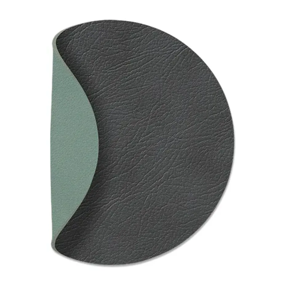 Cloud-Nupo onderzetter (glazen) keerbaar circle 1 St., antraciet-pastellgroen
