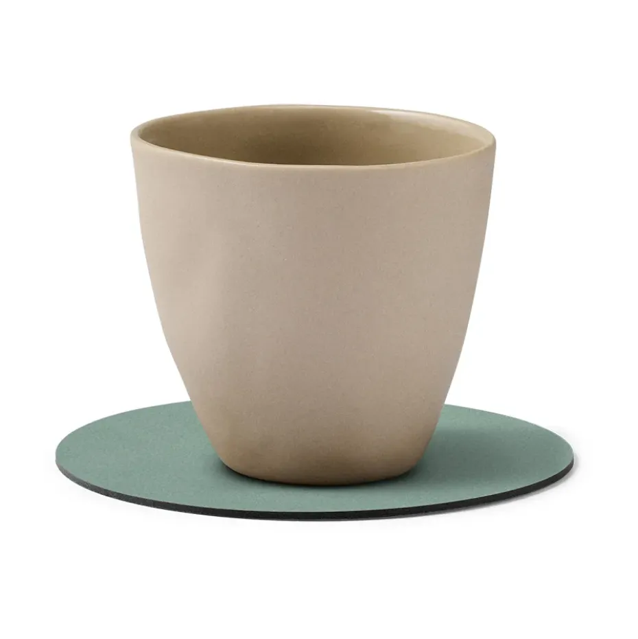 Cloud-Nupo onderzetter (glazen) keerbaar circle 1 St., antraciet-pastellgroen