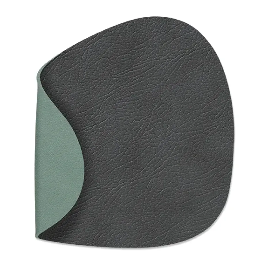 Cloud-Nupo onderzetter (glazen) keerbaar curve 1 St., antraciet-pastelgroen