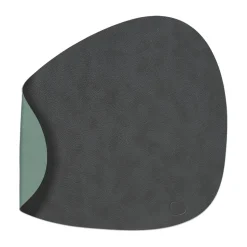 Cloud-Nupo placemat keerbaar curve L 1 St., antraciet-pastelgroen