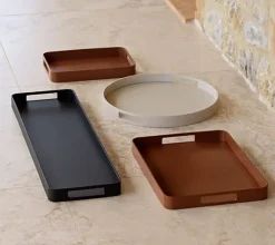 Club dienblad 24x35 cm, Desert red