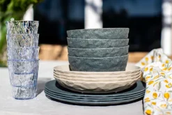 Club Göteborg servies 16-delig biocirk thermoplast, Multi