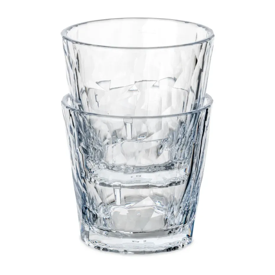 Club No. 22 tumblerglas plastic 25 cl 2-pack, Kristalhelder