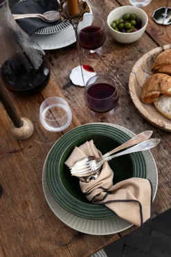 Coffee & More diep bord Ø22 cm, Groen