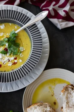 Coffee & More diep bord Ø22 cm, Grijs