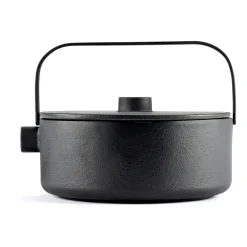 Collage theekan gietijzer 1,2 l, Black