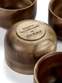 Collage theekop hout 15 cl, Natural