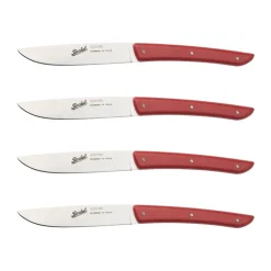 Color vleesmes 4-pack 11 cm, Red