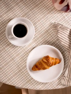 Compact koffieservies 18-delig, Wit