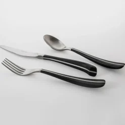 Contour eetlepel, Zwart