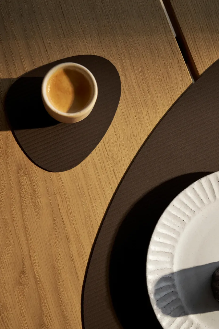 Corduroy onderzetter curve, Hazel