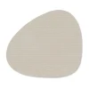 Corduroy onderzetter curve, Oyster White
