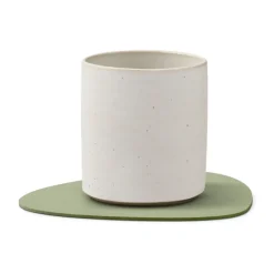 Corduroy onderzetter curve, Olive Green