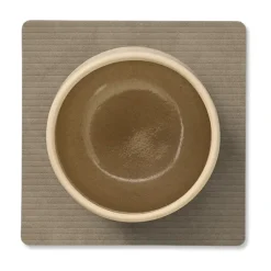 Corduroy onderzetter square, Nomad Grey