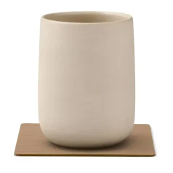 Corduroy onderzetter square, Nougat