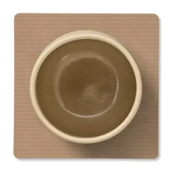 Corduroy onderzetter square, Nougat