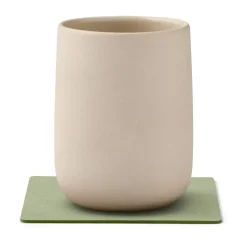 Corduroy onderzetter square, Olive Green