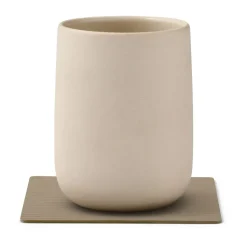 Corduroy onderzetter square, Clay Brown