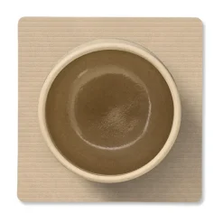 Corduroy onderzetter square, Sand