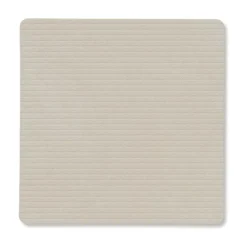 Corduroy onderzetter square, Oyster White