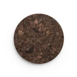 Cork glasonderzetters 4-pack, Smoked