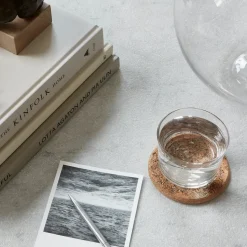 Cork glasonderzetters 4-pack, Natural