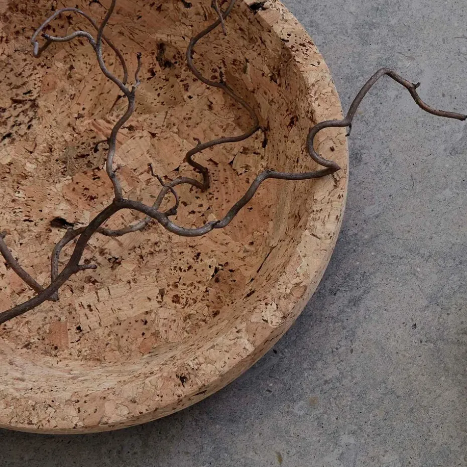 Cork kom M 29 cm, Natural